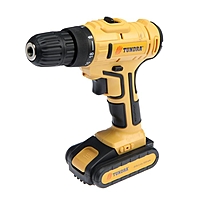 Шуруповерт TUNDRA, патрон БЗ до 10 мм, LED, Li-ion 1300 mAh 20V, 350/1250 об/мин, 28 Н*м