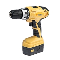 Шуруповерт TUNDRA, патрон БЗ до 10 мм, подсветка, Ni-Cd 800 mAh 12V, 550 об/мин, 10 Н*м