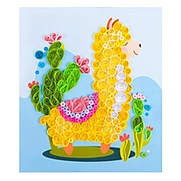 Квиллинг. Панно "Лама" Квл-031