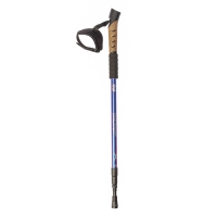 Палка для скандинавской ходьбы телескопическая, 3-х секц, алюминиевая до 135 см