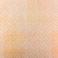 Бумага упаковочная перламутровая "Сердечки", цвет оранжевый