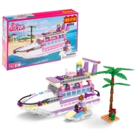 Конструктор Девчонки "Прогулка на катере", 318 деталей