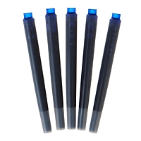 Набор картриджей чернильных 5 штук Parker Z11, для перьевой ручки с чернилами, синие