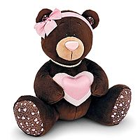 Мягкая игрушка Milk с сердцем 20 см