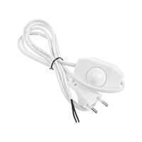 Шнур сетевой с диммером для бра, 100 Вт, 1,5 м, белый   4411047