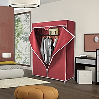 Шкаф для одежды 90х45х145 см, цвет бордовый