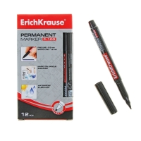 Маркер перманентный 1.0 мм Erich Krause P-100 чёрный