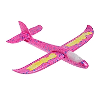 Самолет "Супербыстрый" 35*37, цвета микс, диодный