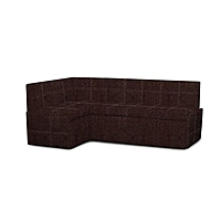 Кухонный уголок «Вена», механизм выкатной, ткань рогожка, цвет savana chocolate