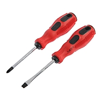 Набор отверток LOM, магнит, двухкомпонентные рукоятки, PH2 и SL6 х 100 мм, 2 шт.