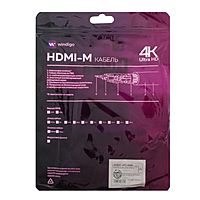 Кабель HDMI Windigo, HDMI(m)-HDMI(m), v 1.4, 1 м, позолоченные разъемы, 3D, 4K, черный