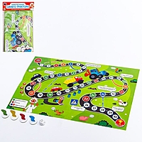 Настольная игра "игра-бродилка" Синий Трактор