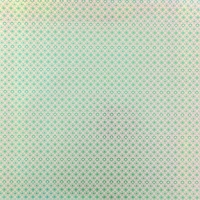 Бумага упаковочная перламутровая "Сердце в круге", цвет зелёный