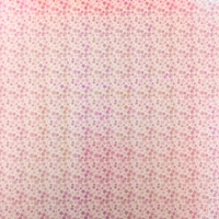 Бумага упаковочная перламутровая "Цветочная поляна", цвет малиновый