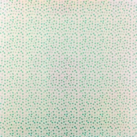 Бумага упаковочная перламутровая "Сердечки", цвет зелёный