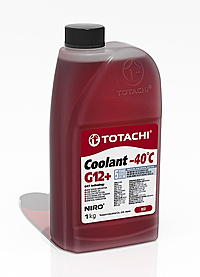 Антифриз Totachi Niro Coolant Red G12+ -40°C 1 кг красный