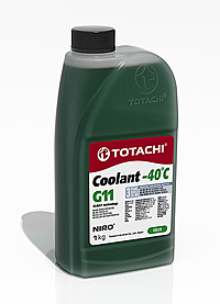 Антифриз Totachi Niro Coolant Green G11 -40°C 1 кг зеленый