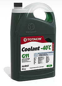 Антифриз Totachi Niro Coolant Green G11 -40°C 5 кг зеленый
