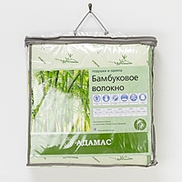 Одеяло всесезонное Адамас "Бамбук", размер 110х140 ± 5 см, 300 гр/м2, чехол поликоттон, цвет микс
