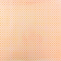 Бумага упаковочная перламутровая "Сердце в круге", цвет оранжевый