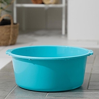 Таз 10 л особо прочный, цвет бирюзовый