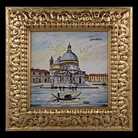 Картина керамическая "Венеция. Собор Санта-Мария-делла-Салюте"