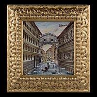 Картина керамическая "Венеция. Мост вздохов"