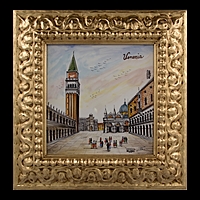 Картина керамическая "Венеция. Площадь Сан-Марко"