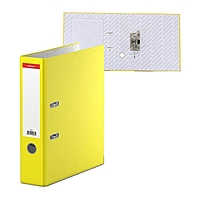 Папка-регистратор А4, 70мм "Стандарт", желтый, с уголком, EK 285