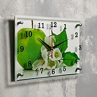 Часы настенные прямоугольные "Яблоко", 25х35 см