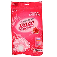 Вакуумный пакет для хранения вещей ароматизированный "Роза"