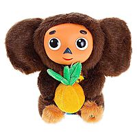 Мягкая игрушка «Чебурашка с апельсином», музыкальная