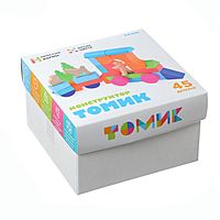 Деревянный конструктор Цветной Томик 45 деталей