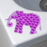 Мини-коврик для ванны "Слон", цвет МИКС