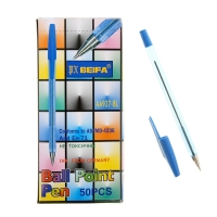 Ручка шариковая Стандарт 927 Beifa, стержень синий, узел 0.7 мм