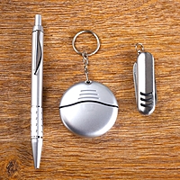 Набор подарочный 3в1: ручка, нож 3в1, мини набор отверток