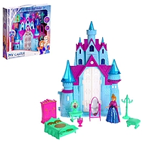 Замок для кукол "Принцессы" свет, звук, с принцессой и аксессуарами