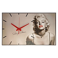 Часы-картина настенные "Мэрилин Монро", 61х37 см