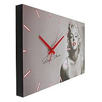 Часы-картина настенные "Мэрилин Монро", 61х37 см