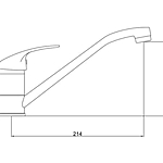 Смеситель для кухни GROSS AQUA Mini 3210213C-G0110 хром