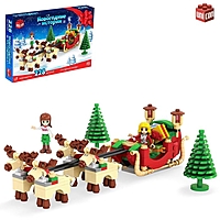 UNICON, Конструктор новый год "Сани Санты», 228 деталей 4351961