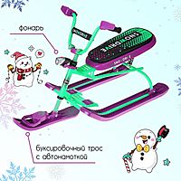 Снегокат Snowdrive NeonGreen СНД3N/G велоруль