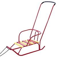 Санки "Ветерок 2", цвет красный В2/К2