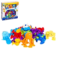 Конструктор "Забавные присоски", 39 деталей