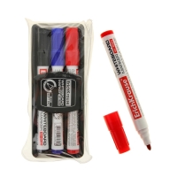 Набор маркеров для доски 3 цвета 2.2 мм Erich Krause W-500, +губка