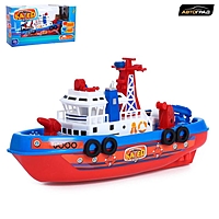 Катер «Городская Гавань», работает от батареек, плавает и стреляет водой