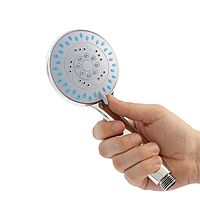 Душевая лейка 5 режимов со шлангом, стойкой, мыльницей, крепеж в комплекте.