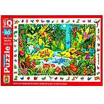 IQ-Пазл Яркие джунгли с развивающей игрой 60 элементов
