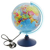Глобус политический диаметр 250мм "Классик Евро" с подсветкой