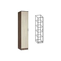 Пенал Соло 400х490х2200 Ясень Шимо темный/светлый